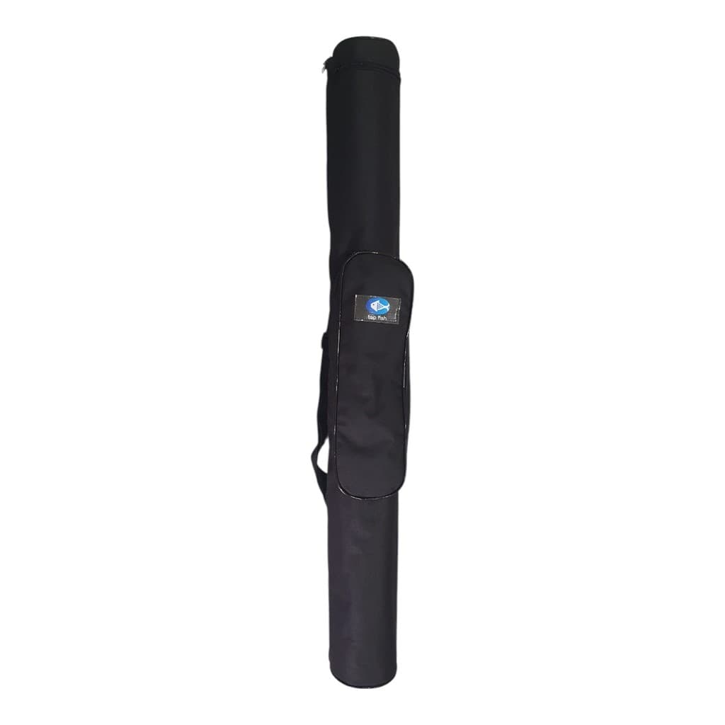 Bolsa Porta Vara Pesca Sem Tubo Com Bolsa Lateral 1,30mt Top Fish Cor Preto