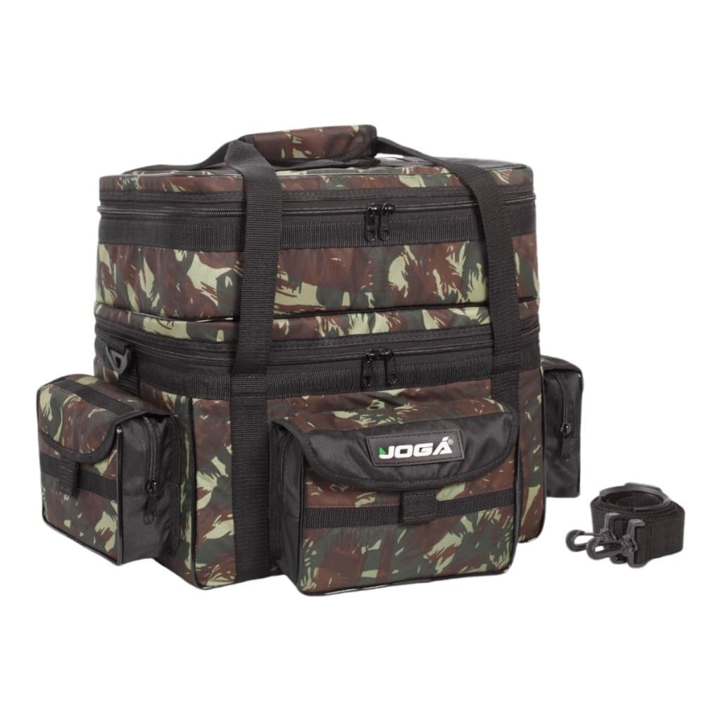 Bolsa De Pesca Acessórios Camping Jogá Apetrecho Plus Camuflada Gg