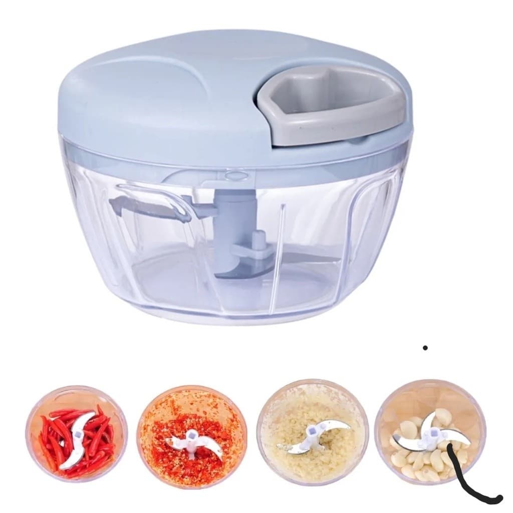Mini Processador Alimentos Manual 3 Laminas Triturador