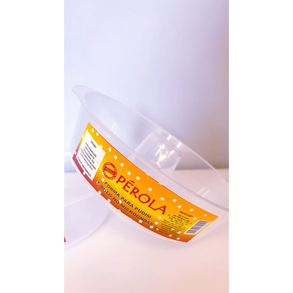 FORMA PARA PUDIM E BOLO NO MICROONDAS  PEROLA