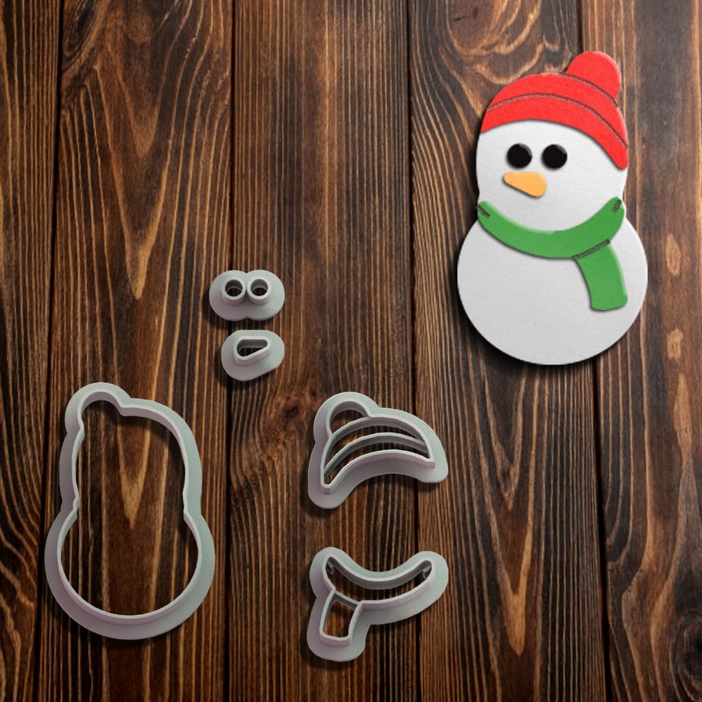 Cortador de Natal - Boneco de Neve