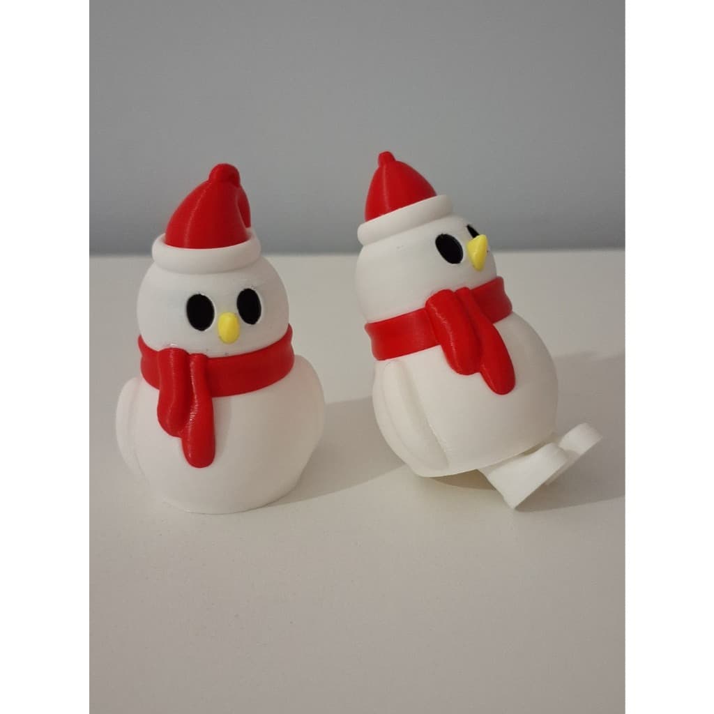 Boneco de Neve com Pernas Retráteis para Árvore de Natal - Decoração Natalina