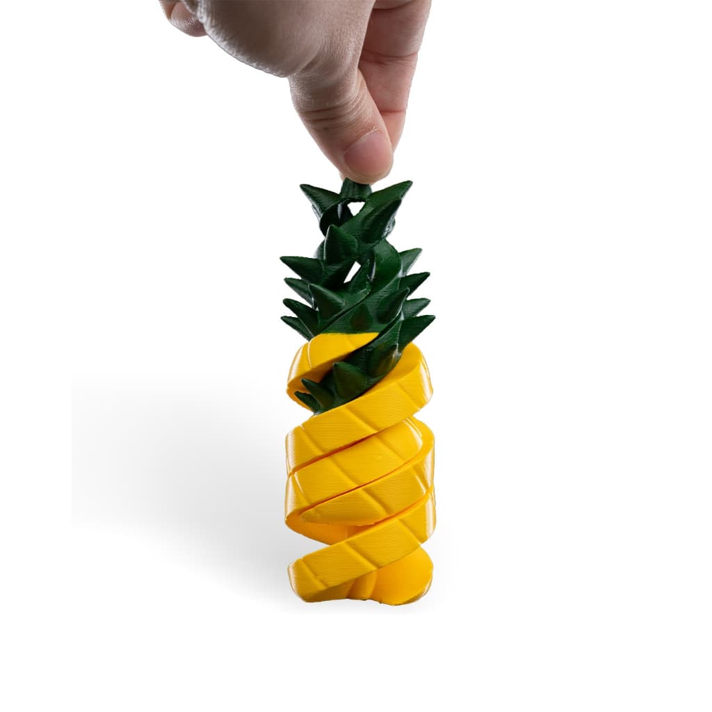 Vaso Abacaxi Espiral - Fidget Decorativo