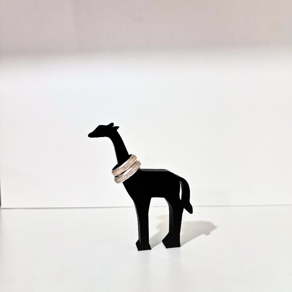 Porta-anéis Girafa - Suporte para Joias