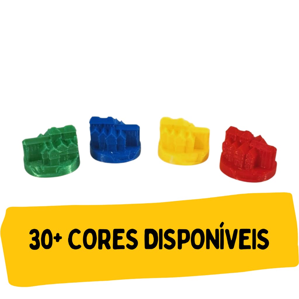 Kit COLONIZADORES DE CATAN - Peças de Expansão Jogador Extra - Jogo de Tabuleiro - Board Game