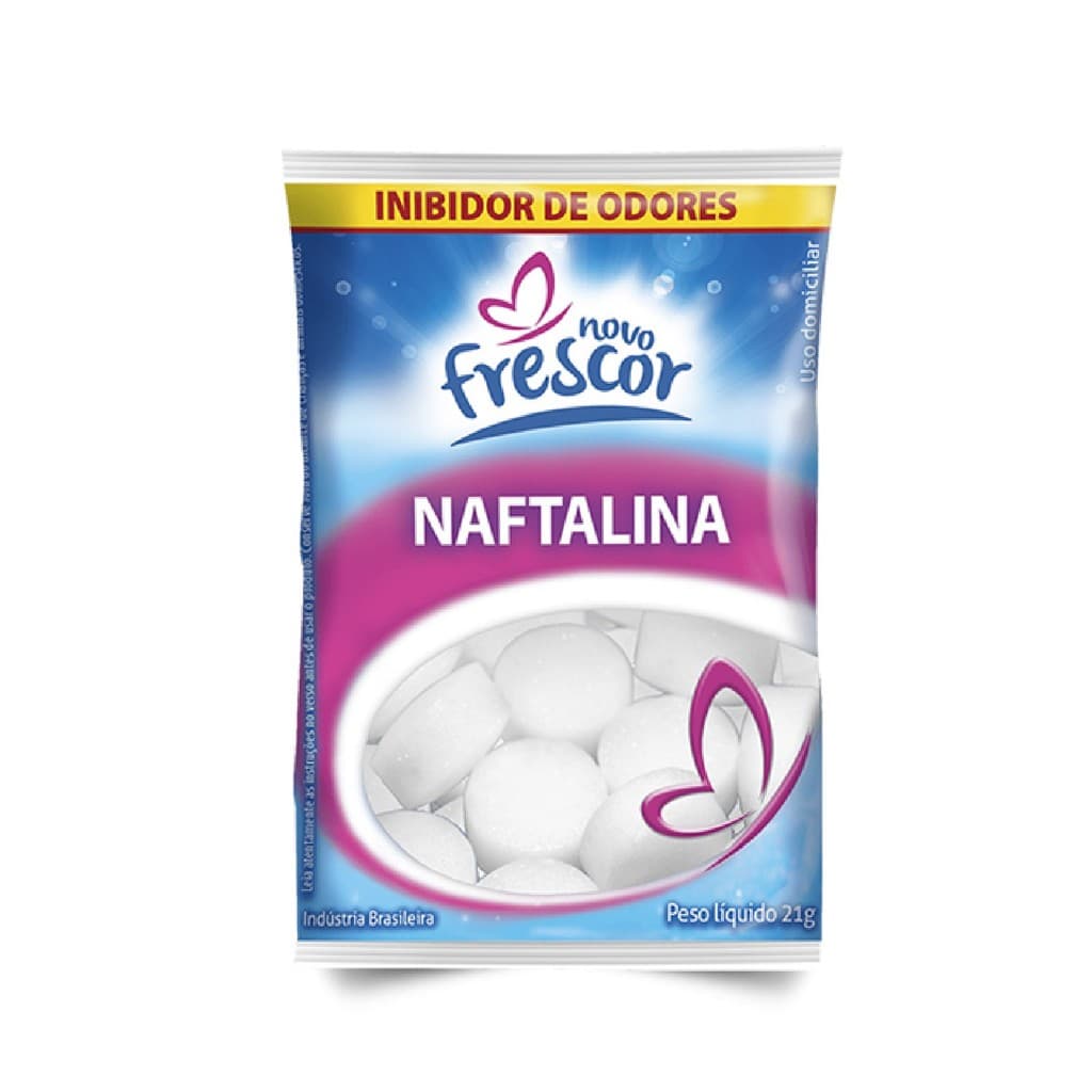 ANTITRAÇA NAFTALINA NOVO FRESCOR 21g