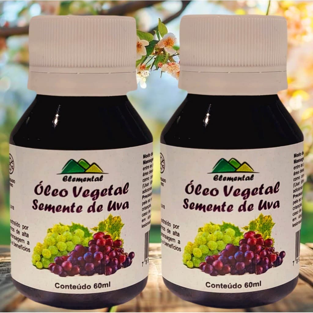 Óleo de Semente de Uva Segredo da Beleza  - Nutrição e Hidratação - 60ml