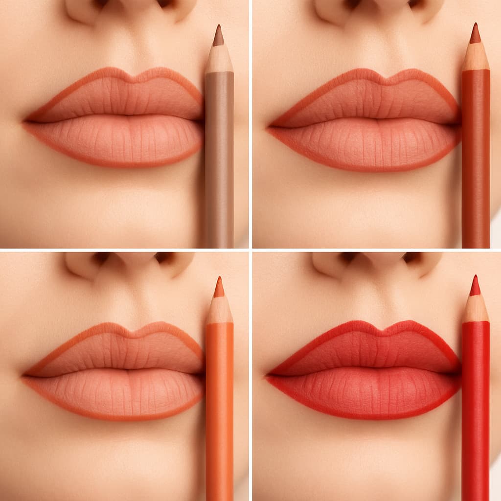Lápis Contorno Labial Dupla Ponta 2 Cores Alta Pigmentação Mia Make - LEVE 2 PAGUE MENOS