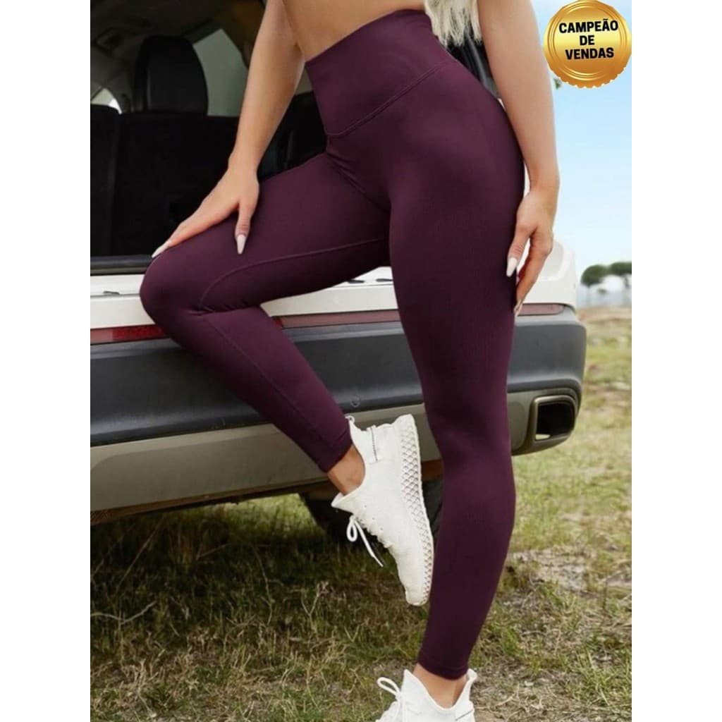 Calça Legging Fitness Legging Academia pilates cintura alta