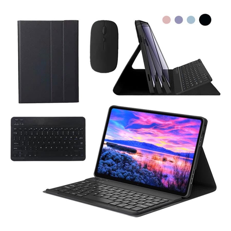 PulseOne Capa para Samsung Galaxy Tab S9FE+/S10Plus/S9Plus/S8Plus/S7FE/S7Plus Com tablet teclado ABNT2 e mouse sem fio