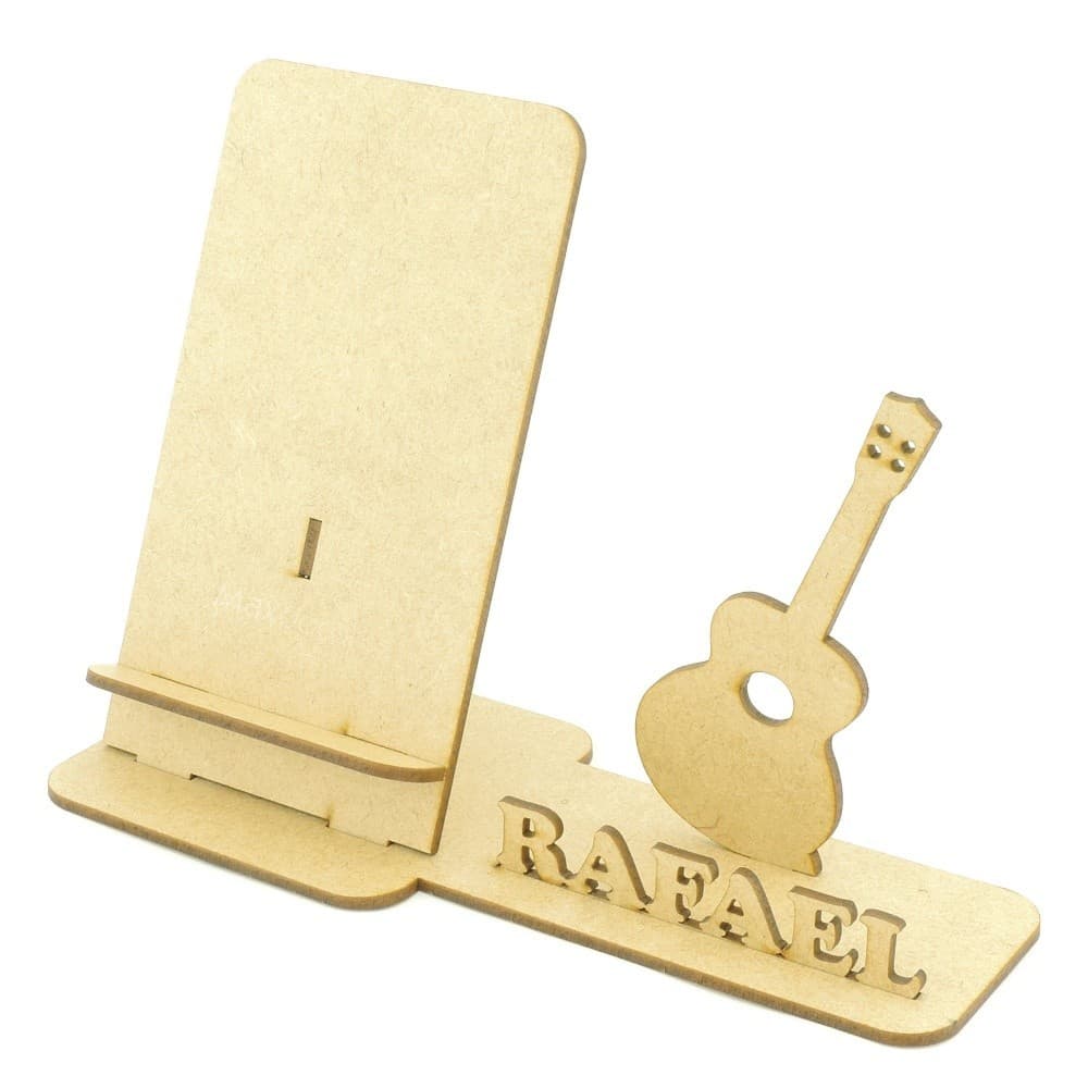 10 Suporte Porta Celular Lembrancinha Mdf - Violão