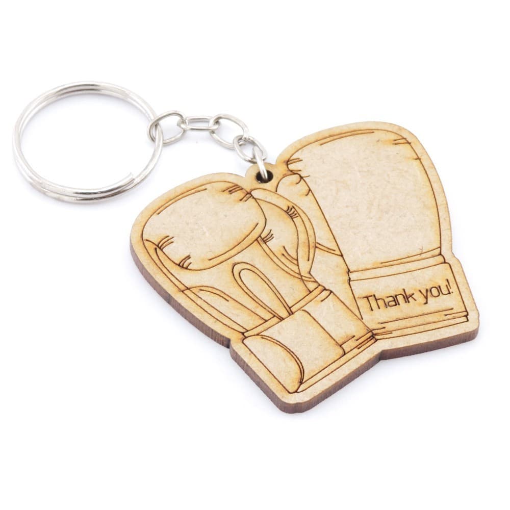 Kit Chaveiros Mdf Personalizado - 30 Unidades - Adulto Luvas de Boxe