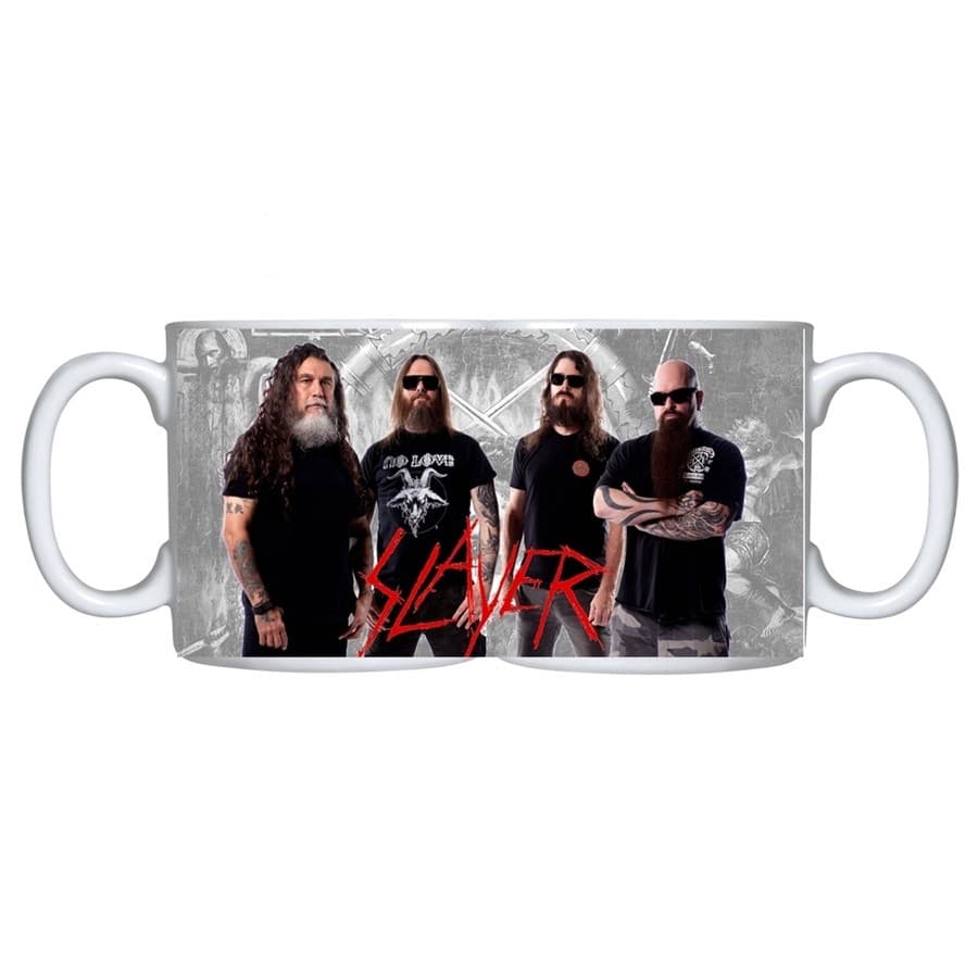 Caneca de bandas de rock Banda Slayer Metal
