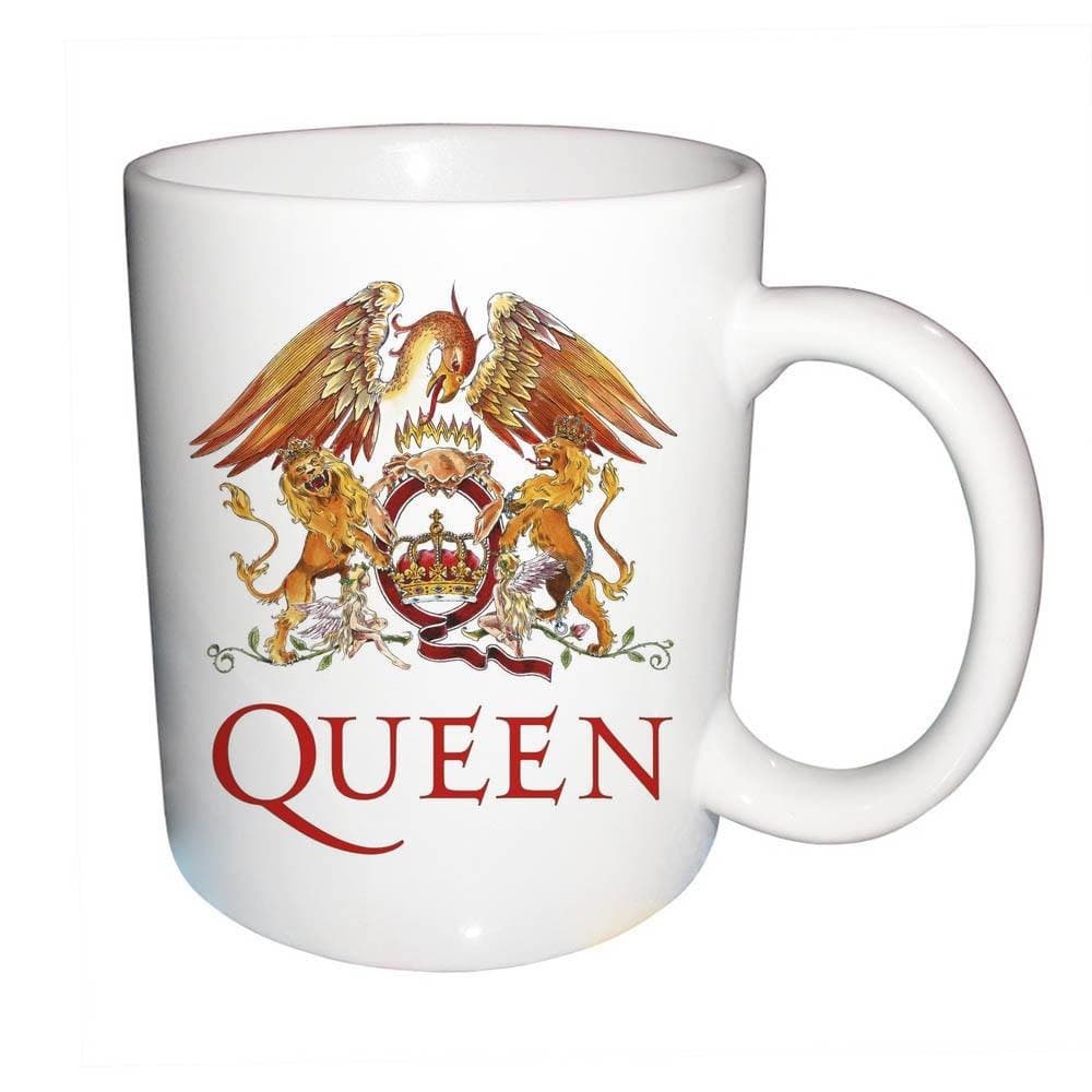 Caneca de bandas de rock Banda Queen Logo