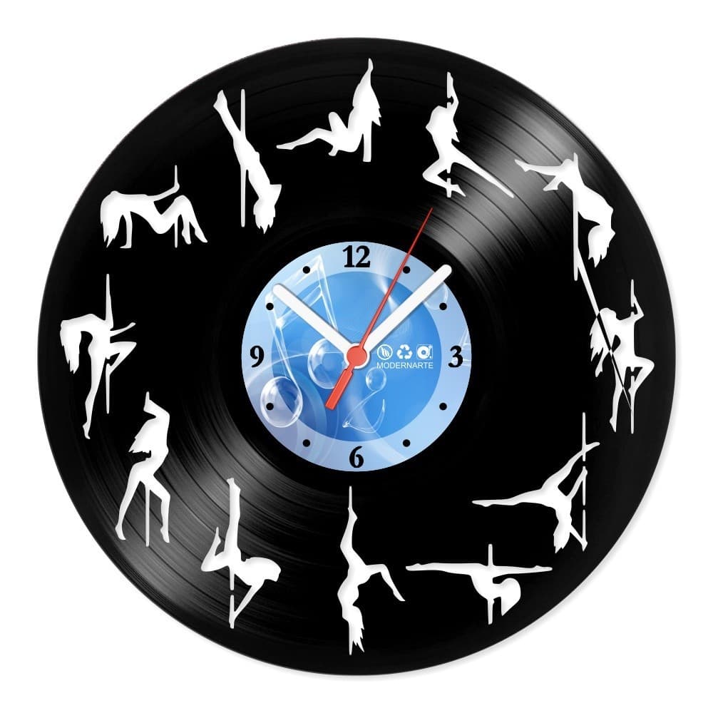 Relógio De Parede Disco Vinil Diversos Pole Dance