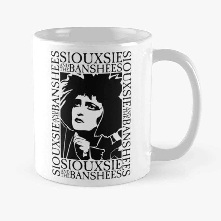 Caneca Branca Bandas De Rock Siouxsie And The Banshees