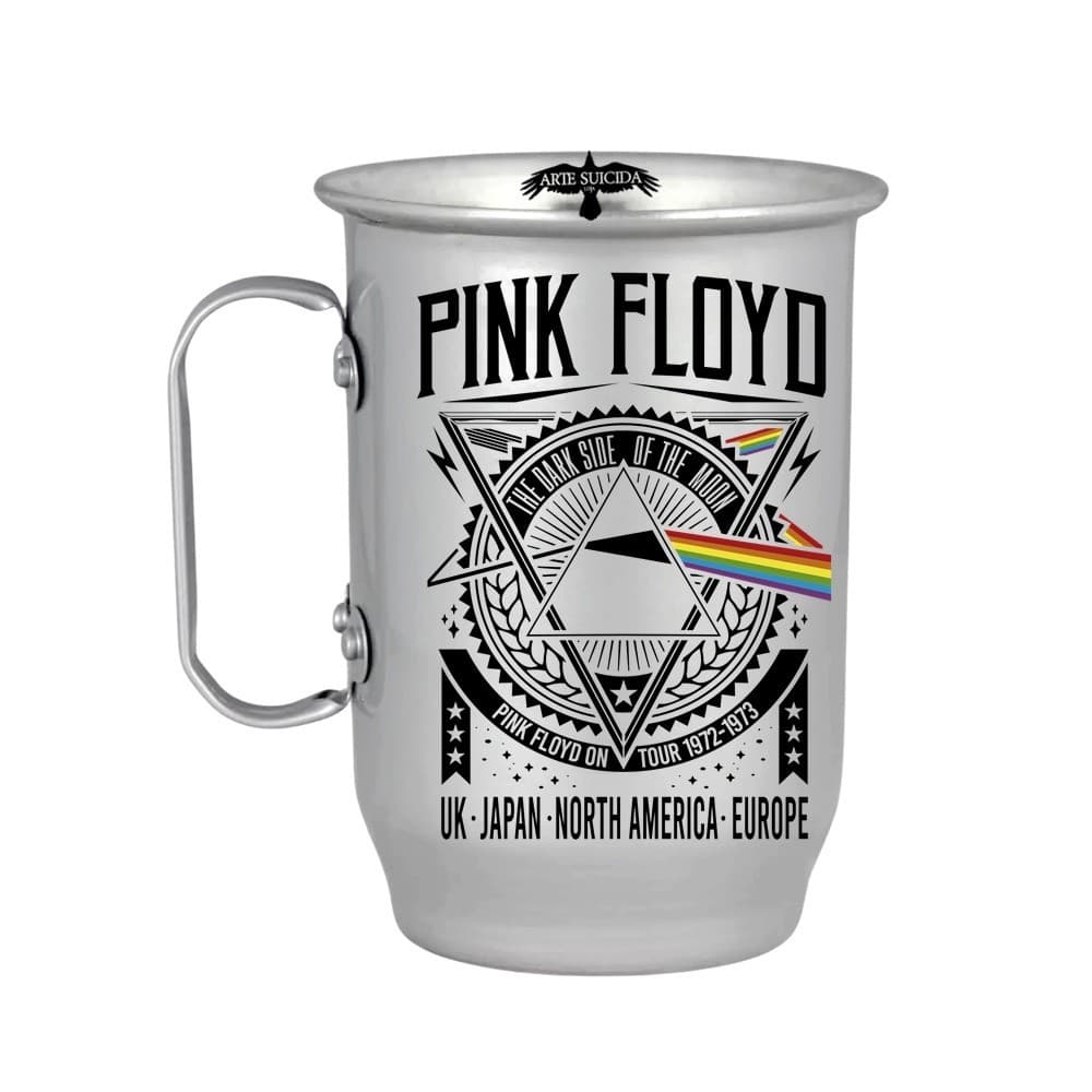 Caneca de Alumínio Bandas de rock Pink Floyd classica guitar