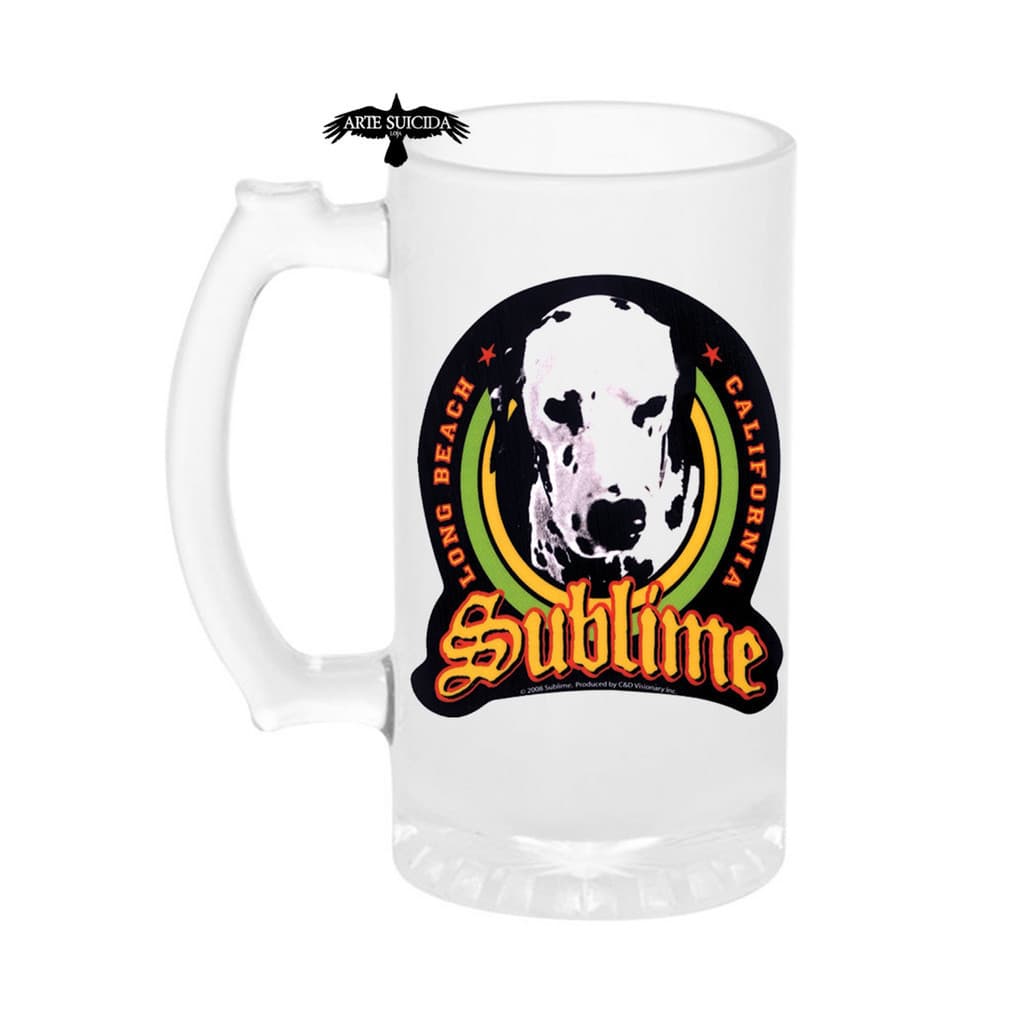 Caneca de chopp jateada Sublime bandas de rock ska reggae punk