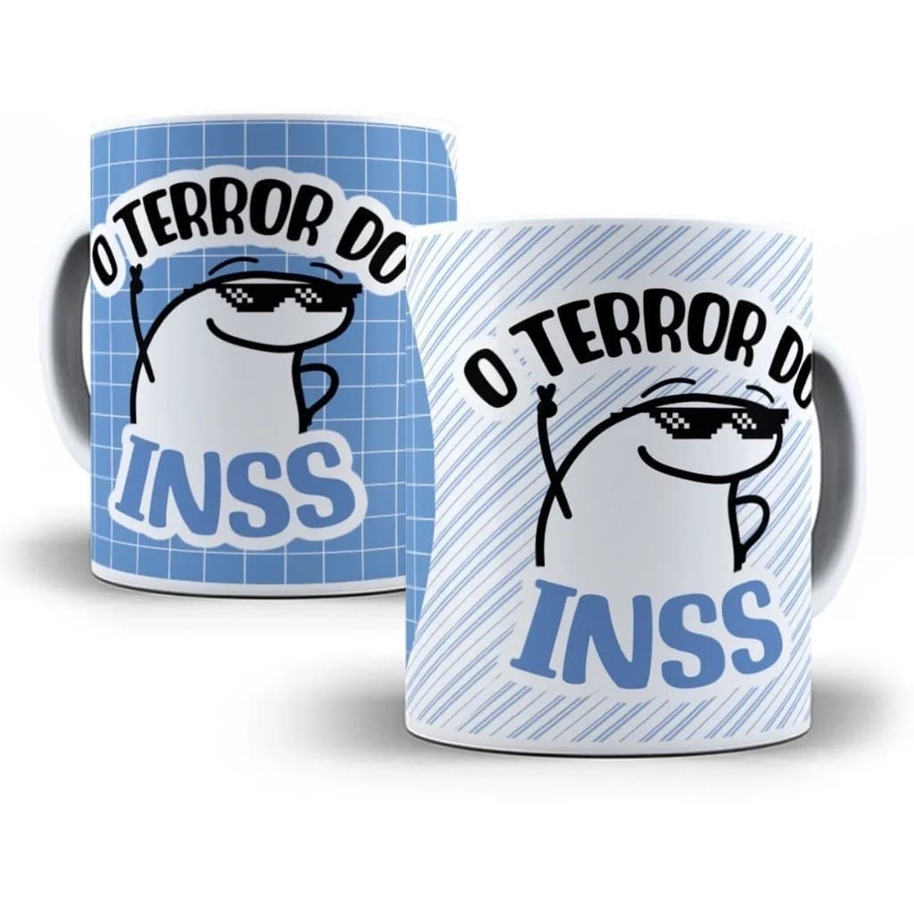 Caneca Flork Frases Terror Do Inss Divertidas Engraçadas