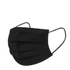 Kit 200 Máscara Preta Black Premium Cirúrgica Caixa Descartável Tripla Com Elástico