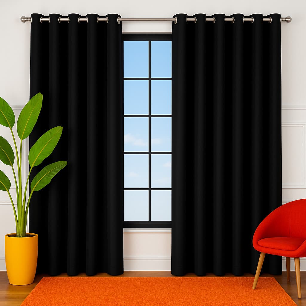 Cortina Blackout Tecido 8,00x2,70 Para Varão Simples