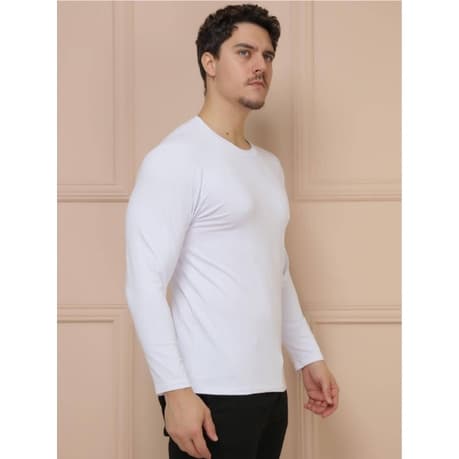 Camisetas Basicas Manga Longa Com Elastano Academia Sport Malha Visco Lycra(Malha Fria)