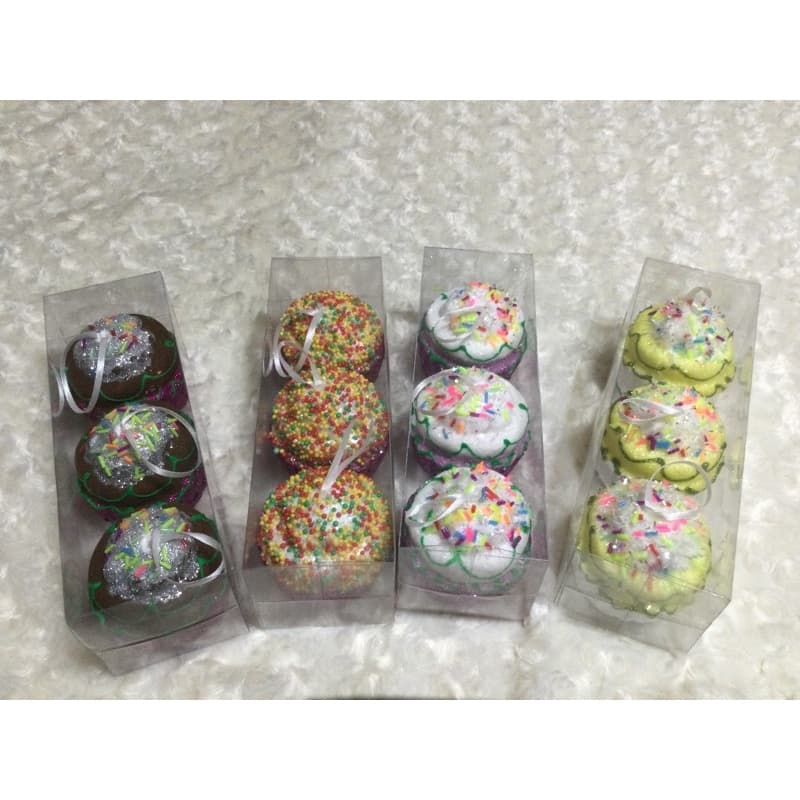 Enfeite para natal pendente docinhos 4cm cada um WF3-9744