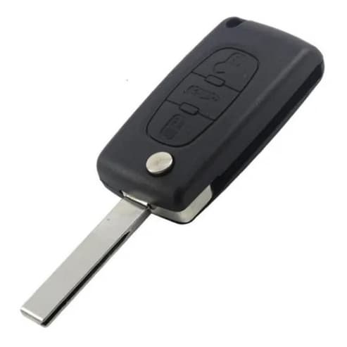 Capa Chave Canivete Citroen C4 Sedan Pallas Vtr 3 Botoes Oca