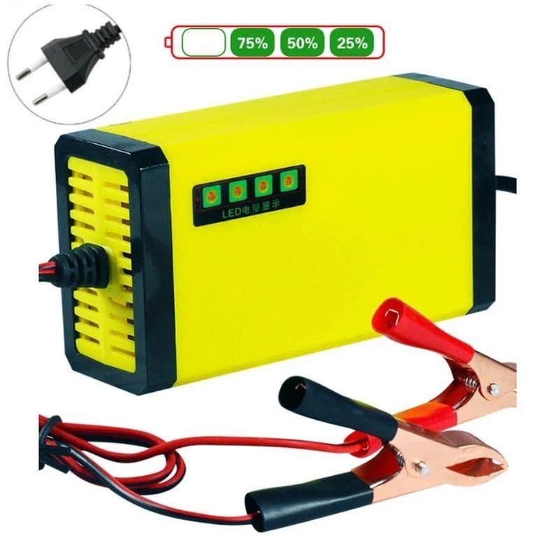 Carregador Automotivo Para Bateria Carro e Moto 12V 2A
