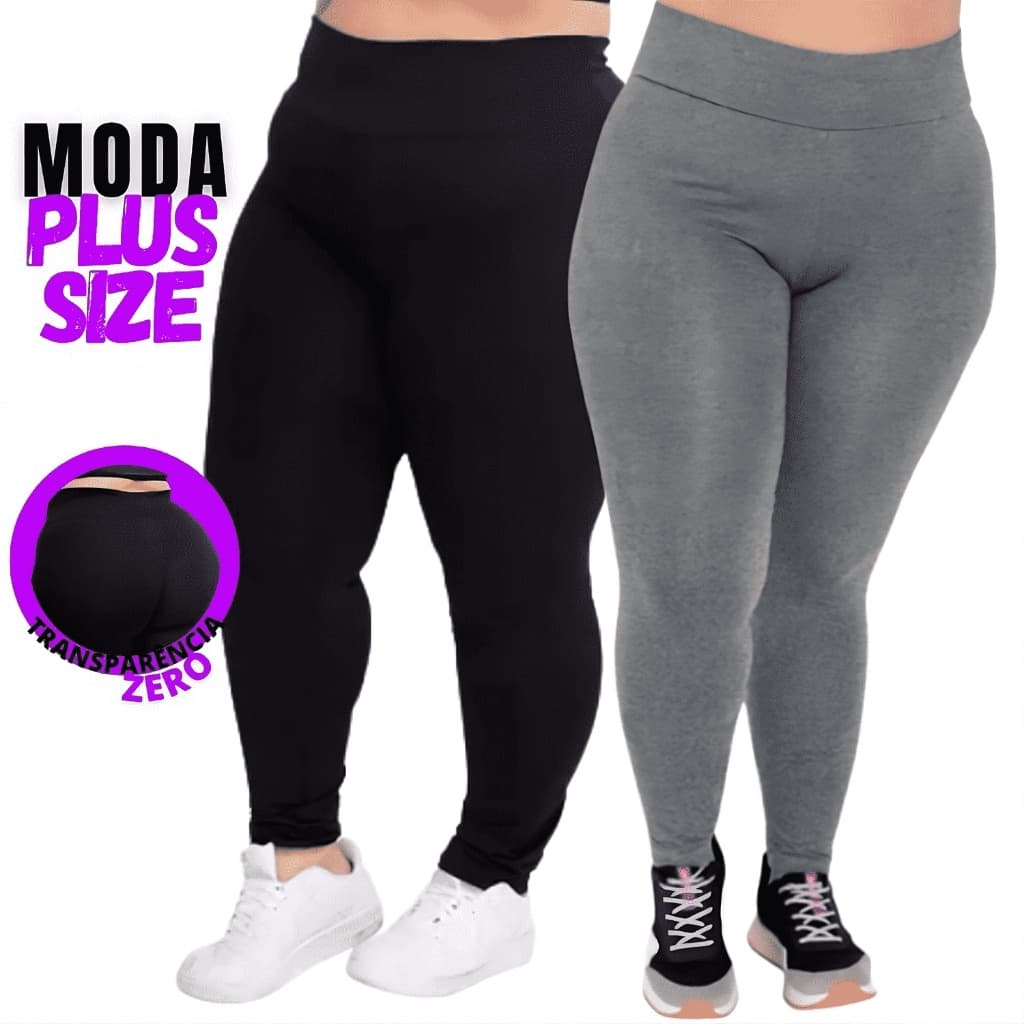Legging Plus Size Lisa Feminina leg nobre feminino