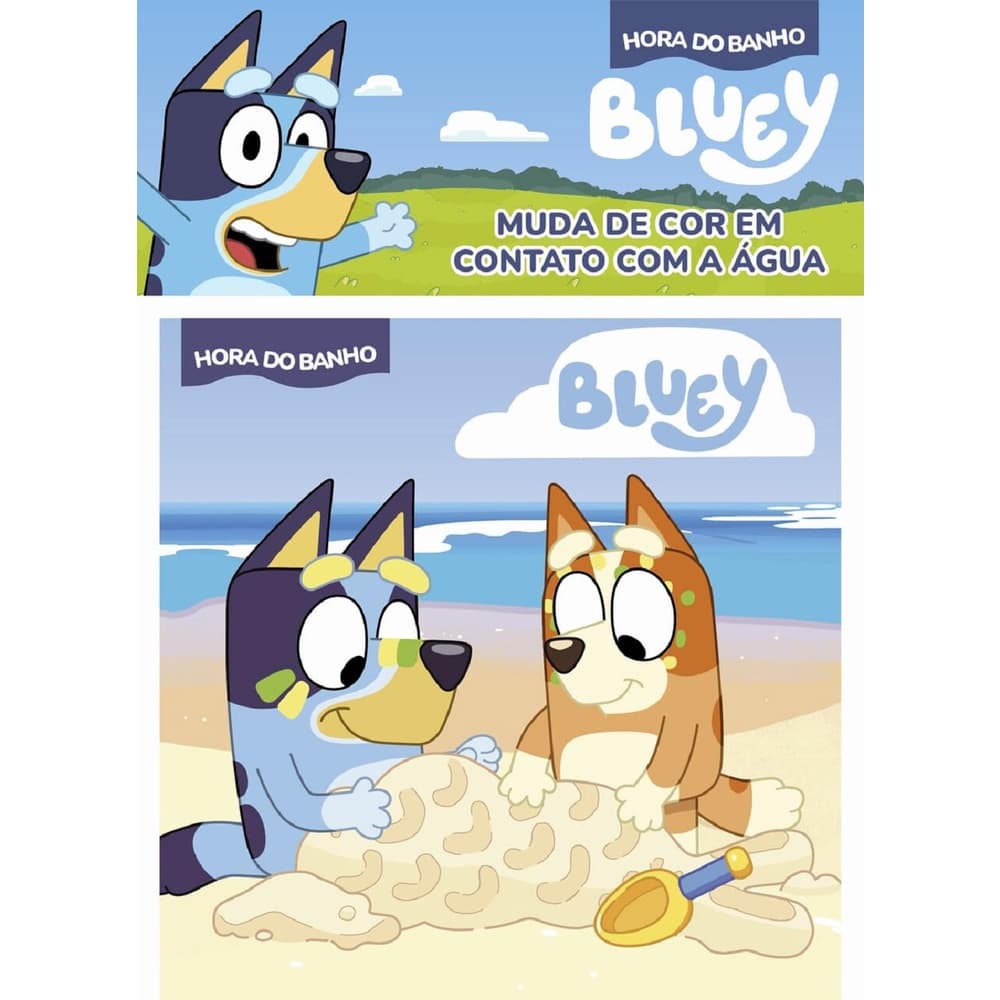 Livro Bluey Livro De Banho