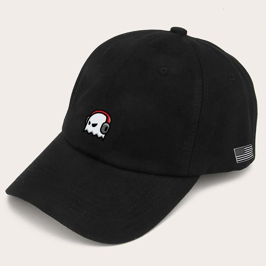 Boné masculino baseball Fantasma Fone Swagbone preto original Tribos