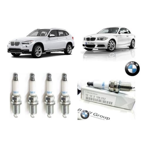 Jogo De Velas Bmw 116 118 120 320 550 X1 X5 X6 Z4 - Iridium 12122158252