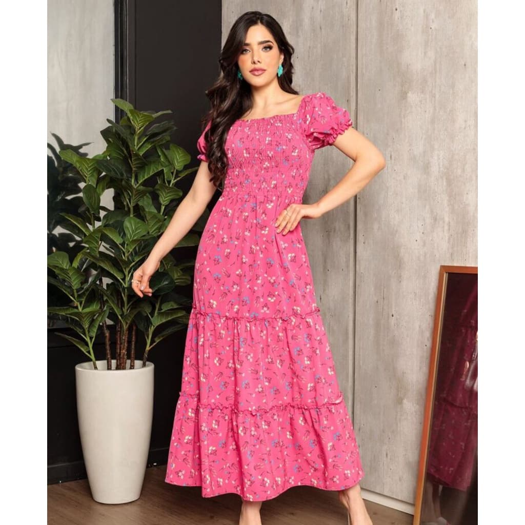 vestido feminino \vestido estampado \vestido com lastex\REF-DWW87