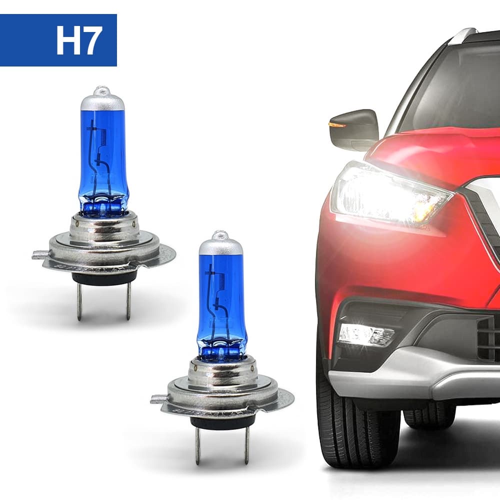 Par Lâmpadas H7 Farol Baixo Ford Focus Super Branca Halogena 2010 2011 2012 2013 2014 2015
