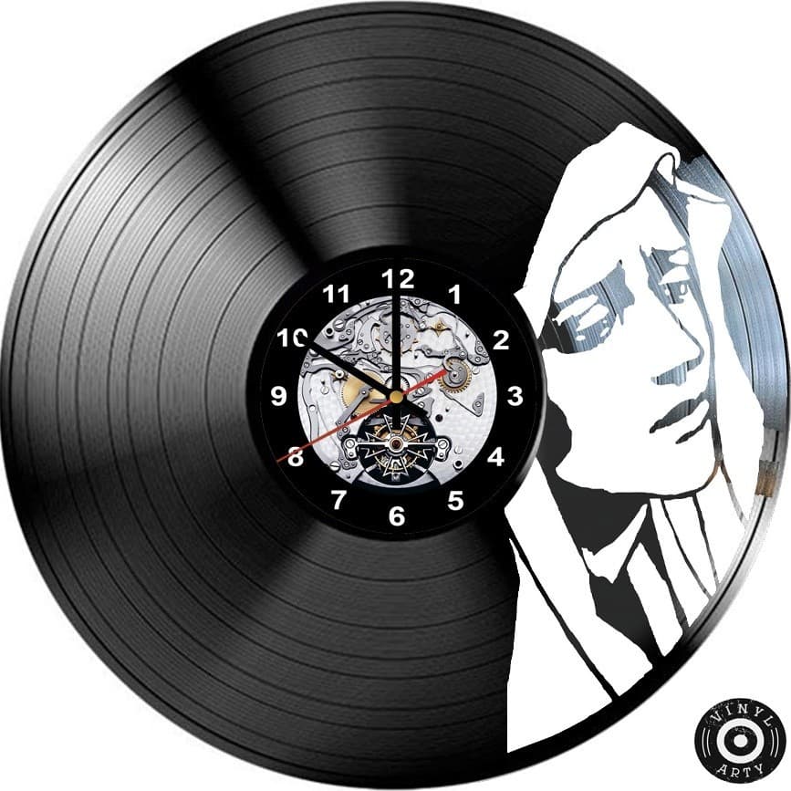 Relógio de Parede Relógio de parede Nossa Senhora - Relógio De Disco de Vinil Decorativo Vintage Sil