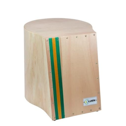 Cajon EletroAcustico Jumbo Imbuia com 2 MICS e  2 SAIDAS XLR