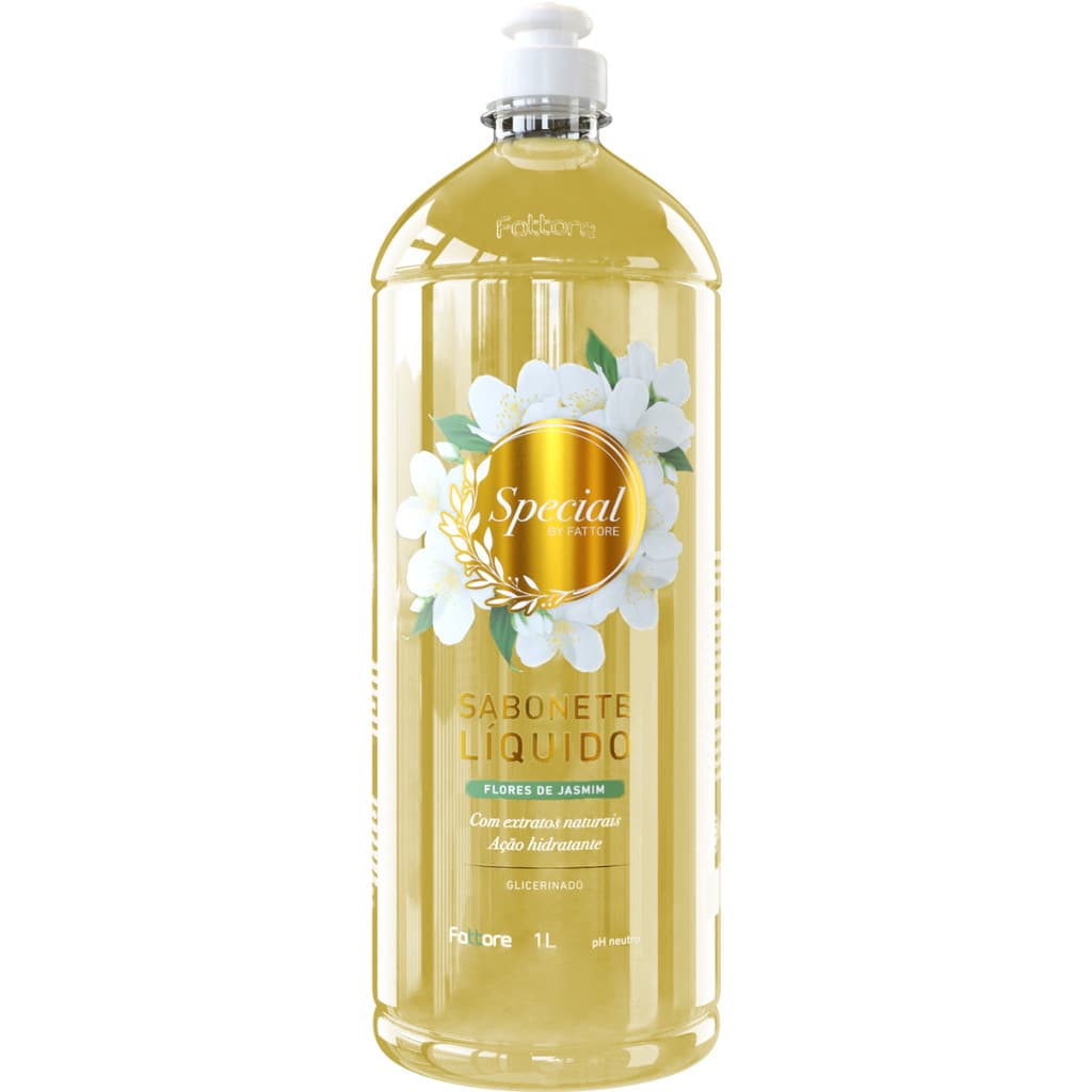 Sabonete Liquido Fattore Special By 1000ml Flores Jasmim