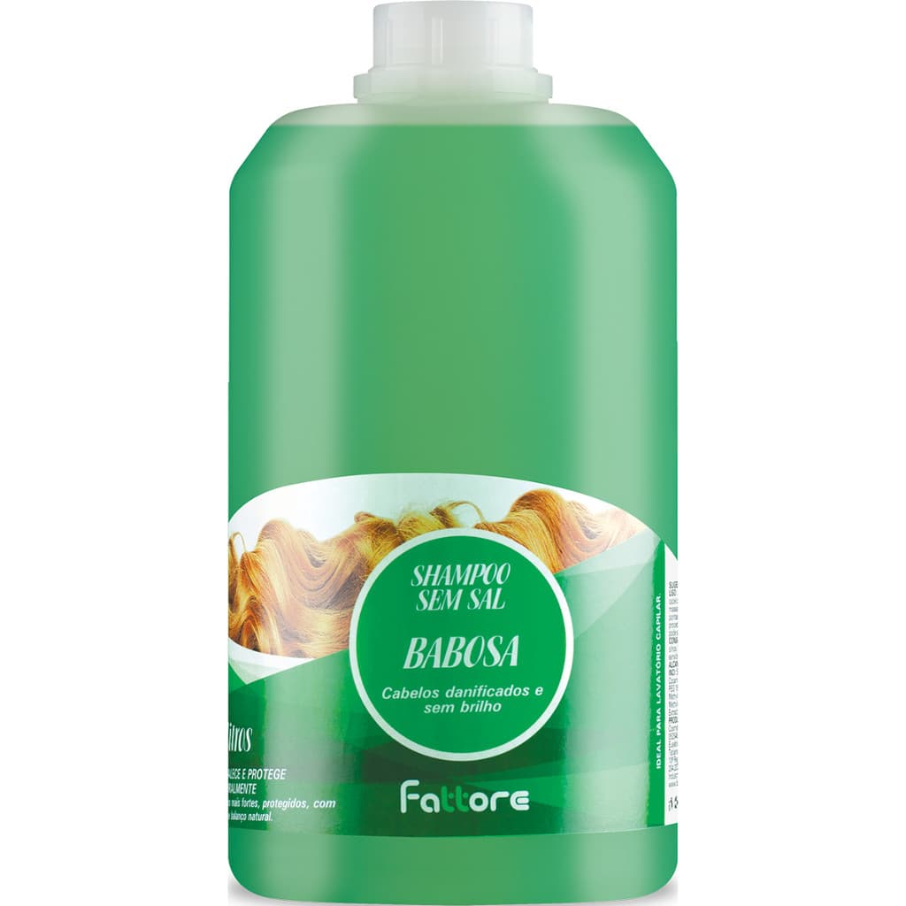 Shampoo Fattore Babosa 2000ml Cabelos Danificados