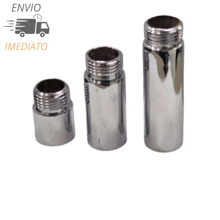 Extensor Prolongador Alongador P/ Torneira Metal Cromado 1/2" Emavah