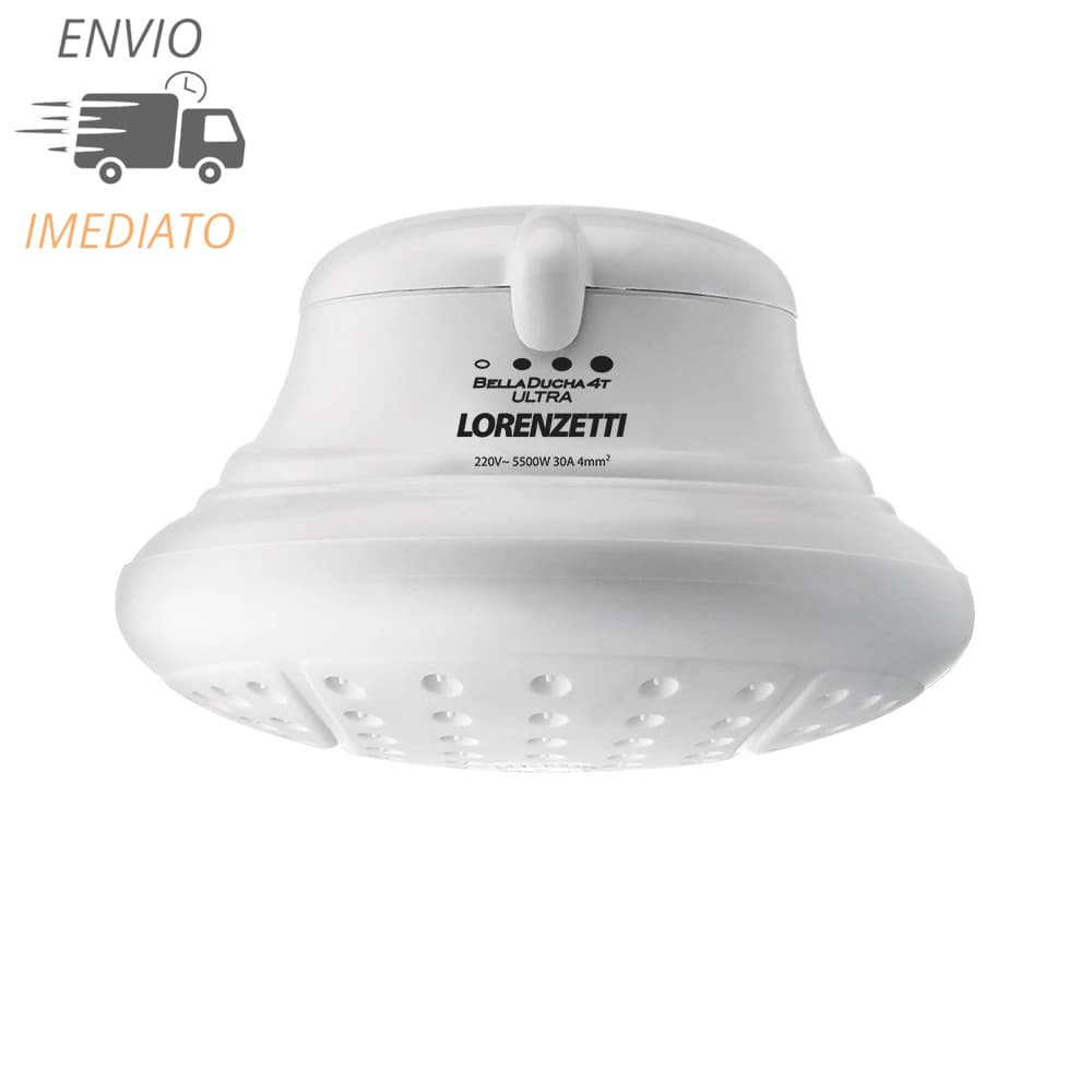 Chuveiro Lorenzetti Bella Ducha 4t Ultra 220v/127v 6800w/4800w Branco
