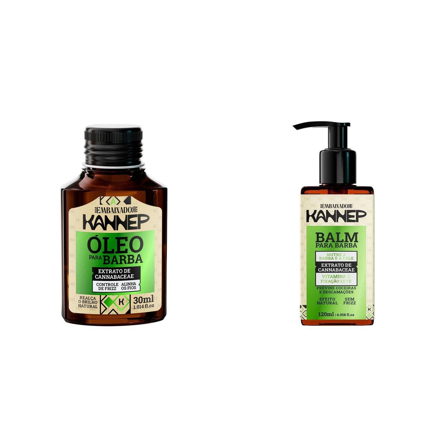 KIT KANNEP OLEO PARA BARBA E BALM
