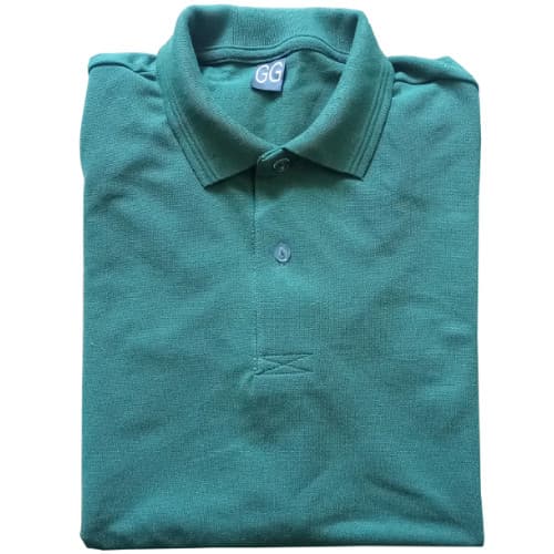 Camisa polo masculina algodão piquet  para bordado Uniforme lisa blusa gola polo