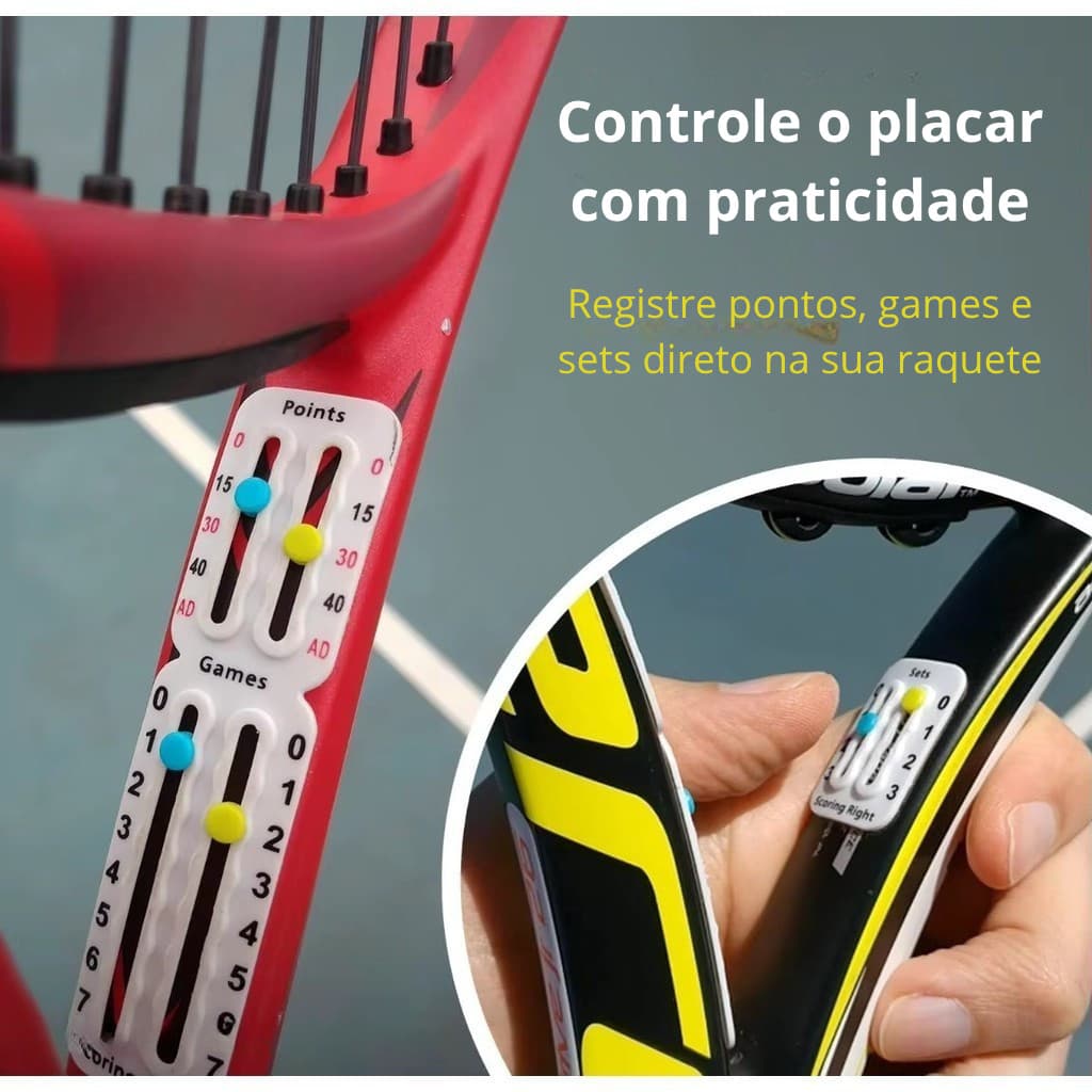 Marcador de Pontos Raque de Tênis, Beach Tennis Padle