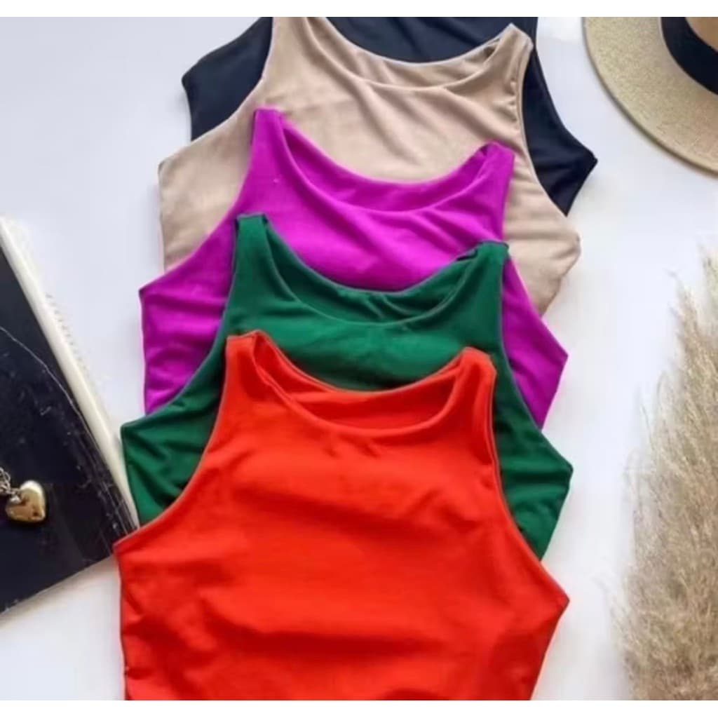 Cropped Regata Feminino Suplex