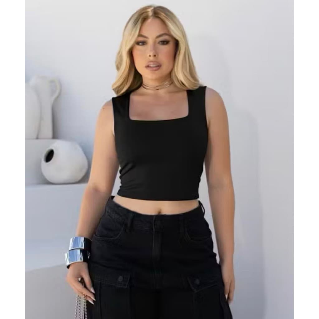 Cropped Frente Quadrada feminino Suplex
