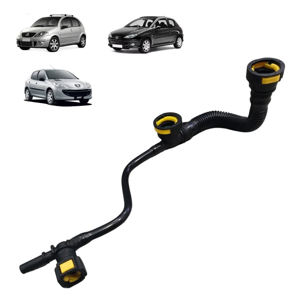 Mangueira Respiro Oleo Peugeot 206 207 Hoggar C3 Motor 1.4 1999 ate 2015