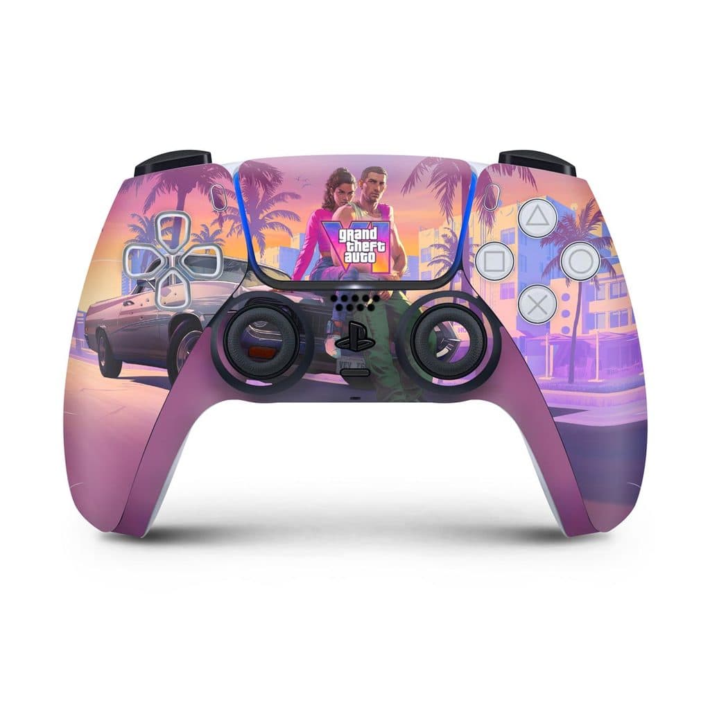 Skin PS5 Controle Playstation 5 Adesivo - GTA 6 VI