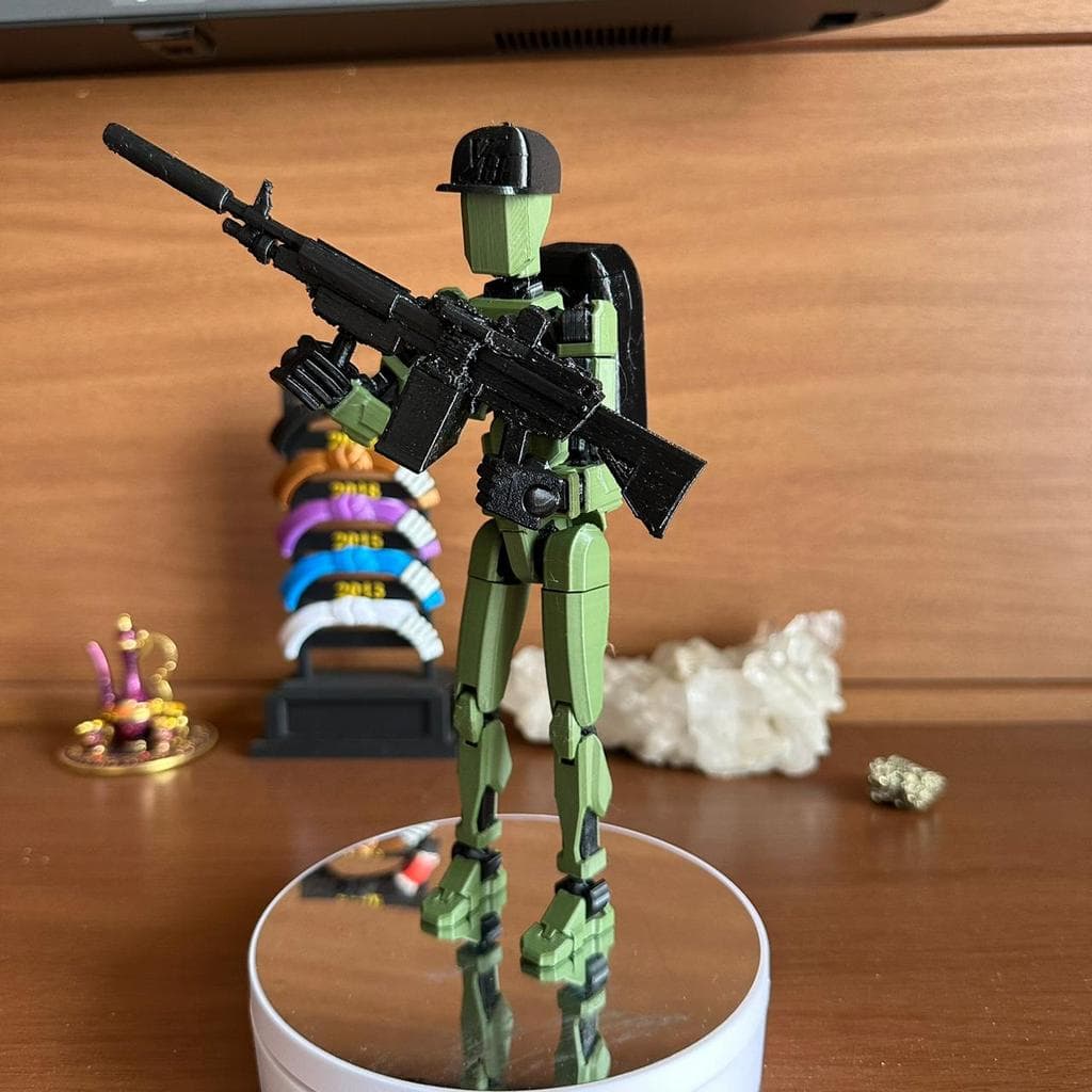Boneco Dummy 13 GRANDE (20 CM) com acessórios Action Figure Articulado