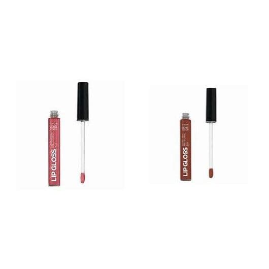 kit Gloss Labial Avon Ultra Color  1 nude glow+ 1 marrommust have
